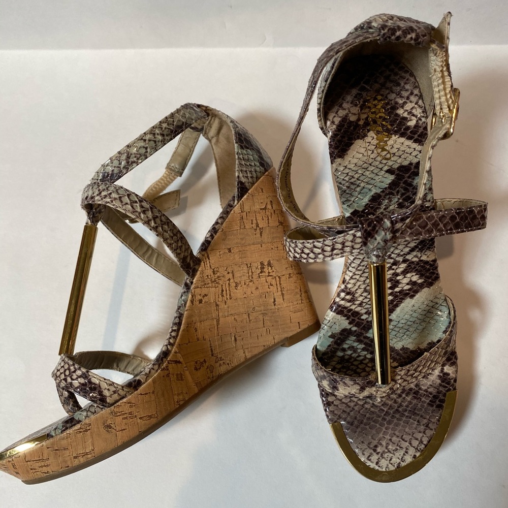 Massimo wedge Python sandals - Picture 4 of 8